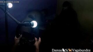 3 friends eating the wifey and the cuckold filming -