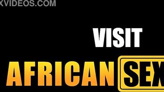 Nigerian Exotic Stripper Facial by Long White Penis Lucky Tourist