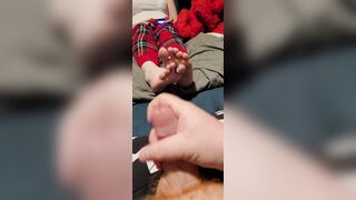 I didn't say you could cum on my toes