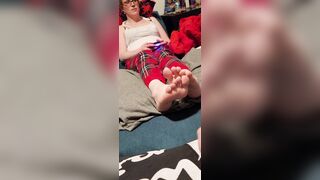 I didn't say you could cum on my toes