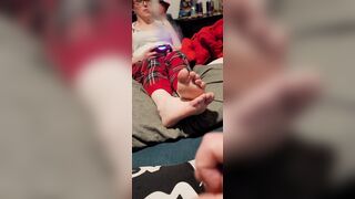 I didn't say you could cum on my toes