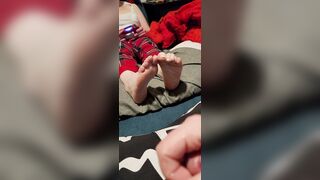 I didn't say you could cum on my toes