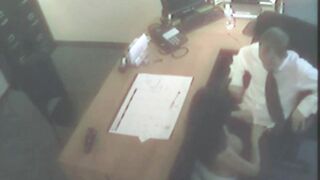 Erotic Dark Haired and Boss making out and Fucking Caught on web cam