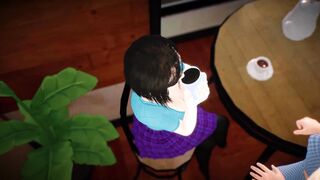 Barista Breast Expansion Coffee - Creamy Tits Grow Big inside a Coffee Shop