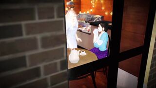 Barista Breast Expansion Coffee - Creamy Tits Grow Big inside a Coffee Shop
