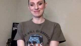 Stoner Bae finger fuck bushy red haired bush into tape strip chat