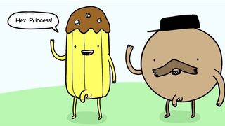 Drawing Adventure Time Porn - Princess Bubblegum Three-Way With Starchy And Banana Guard (Speed-Art)
