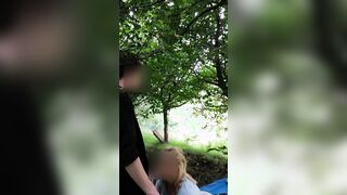 Long booty white bimbos offer oral sex inside the outdoor woods