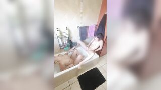 Piss compilation | Dark Hair pisses on a Blonde restroom whore | piss bdsm