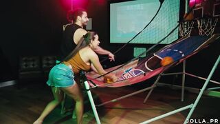 Stunning Hispanic mom Jolla gets fuck while shooting hoops at