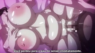 Hentai Animated - Jashin Shoukan Inran Kyonyuu Oyako Ikenie Gishiki Ep.two PT-BR