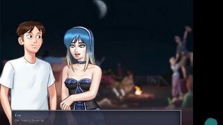 SUMMERTIME SAGA #132 • Comparing melons sizes at the party