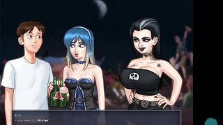 SUMMERTIME SAGA #132 • Comparing melons sizes at the party