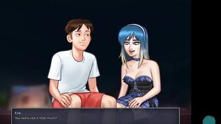 SUMMERTIME SAGA #132 • Comparing melons sizes at the party