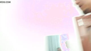 The GIANT DICK shower the HUGEST BOOBS with cum. Tina