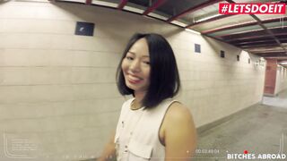 BITCHESABROAD - oriental sluts Jureka Del Mar point of view Squirting Sex With Local Dude - LETSDOEIT