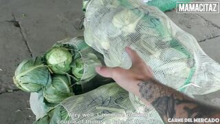CARNE DEL MERCADO - Chubby Hispanic Xiomara Soto Picked Up To Got Nailed