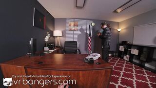 VR BANGERS Lusty eastern mom Marica Hase Gets Her Unshaved Cunt Soak for Penis