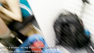 Outdoor dressing room hand job and fellatio