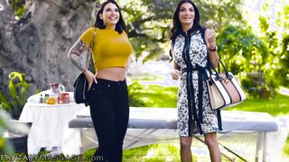 FANTASY STROKES - Ivy Lebelle Has Passionate Plowed With Silvia Saige After Their Masseuse Canceled