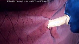 Wifey practicing to suck 3 dicks inside gloryhole - Complete