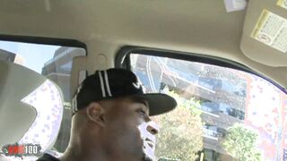 Petite dark haired pounded by long african penis and facial cum