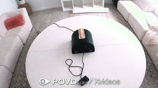 POVD Cumshot pov Pounded With Blonde Vehicle Pooling Hoe