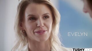 TUSHY Anal-obsessed Evelyn Payne has a sensual hidden