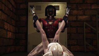 Suicide Squad - Harley Quinn gets creampied by Peacemaker