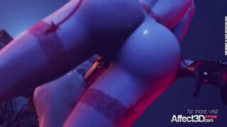 Party Rough Halloween - Futanari Fantasy 3D Animation