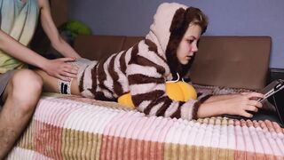 Cute Bae treats my dick like a sex toy
