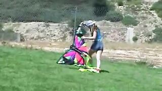 Sweet Little April lollipop Vagina Outside