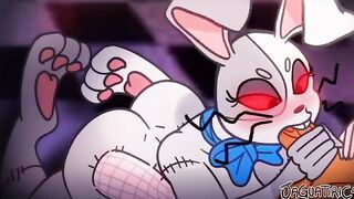 Vanny Adorable Furry Bunny Head & Boned Snatch - FNAF Security Breach