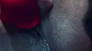 TRYING OUT MY NEW ROSE DILDO! 
