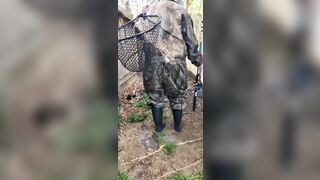 Fucking And fishing at the Creek into Florida