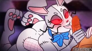 Vanny Adorable Furry Bunny Fellatio & Nailed Vagina - FNAF