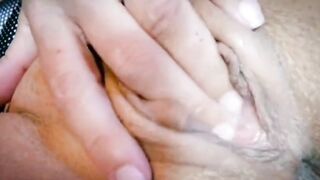 Close up masturbation - MILF finger fucked and posing snatch - creamy orgasms
