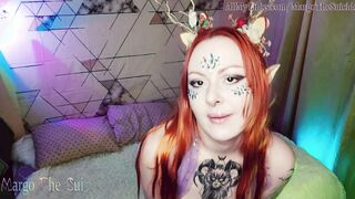 Rough anal and squirt for an Elf chick Double penetration