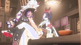 GENSHIN IMPACT - KUJOU SARA IS BANGED! ANIME