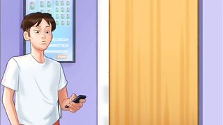Let's Play Summertime Saga - She Buried His Face on Her Humongous Boobs Ep 59