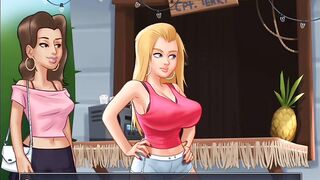 Let's Play Summertime Saga - She Buried His Face on Her Humongous Boobs Ep 59