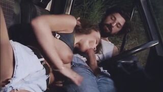 Nathalie Romel VEHICLE HAND JOB after fucking inside all positions STREET HOOKER vehicle head whore jizzed