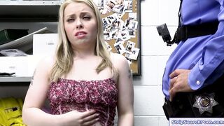 A teen thief fucked by an older officer