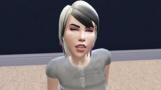 Cuckold's Ex-Wife Gets Passed Around by Strangers into His Own House - DDSims