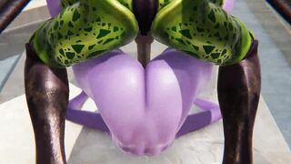 Dragon Ball - Cocotte gets penetrated by Cell