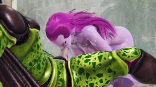 Dragon Ball - Cocotte gets penetrated by Cell
