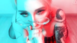 i suck dick deep and masturbate it with my long