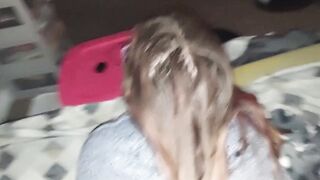 Amateur lovers late night quicky cumshot