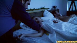Britney Amber helping stepson works out his sexual frustration