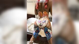 Black chucky butt twerking